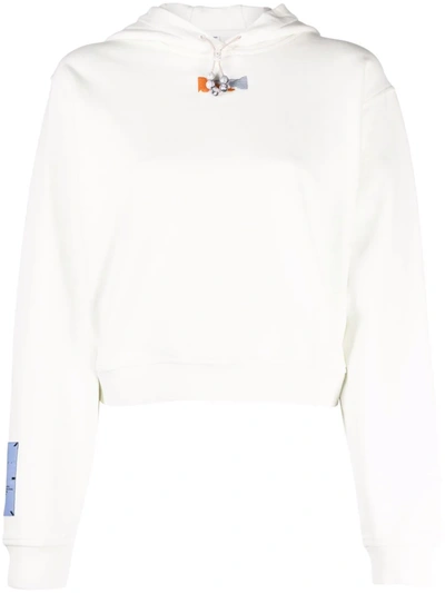 Shop Mcq By Alexander Mcqueen Graphic-print Hoodie In White