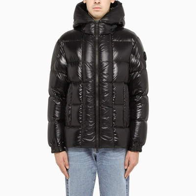 Moncler Dougnac Padded Hooded Down Coat In Nero | ModeSens