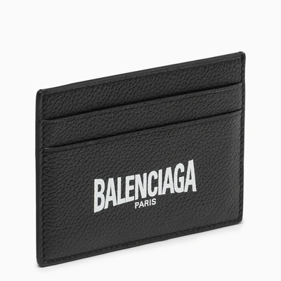 Balenciaga Black Cash Credit Card Holder | ModeSens