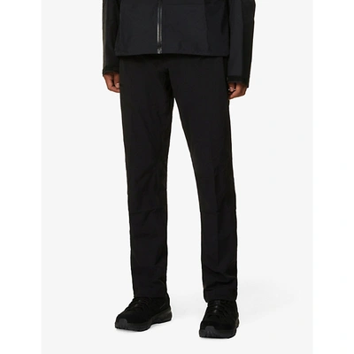 Shop Arc'teryx Gamma Lt Tapered Shell Trousers In Black