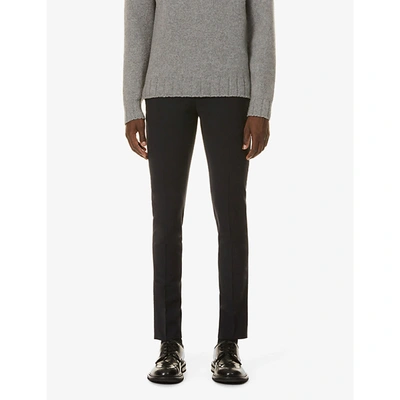Shop Sandro Mid-rise Wool Trousers