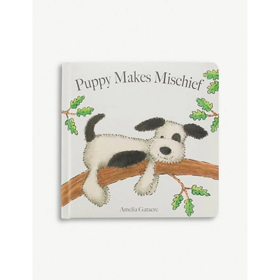 Shop Jellycat Boys Kids Puppy Makes Mischief Story Book One Size In Na