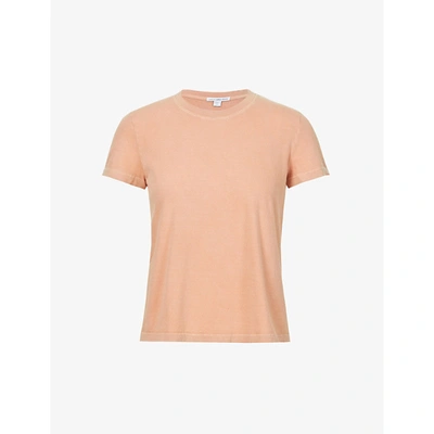 Shop James Perse Womens Villa Little Boy Cotton-jersey T-shirt S