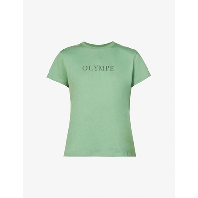 Shop Zadig & Voltaire Womens Amande Slogan-print Cotton-jersey T-shirt Xs