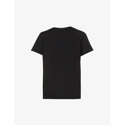 Shop Rick Owens Level Regular-fit Crewneck Cotton-jersey T-shirt In Black