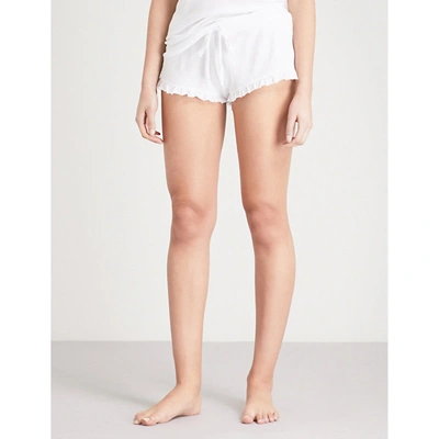 Shop Skin 365 Cotton-jersey Shorts In White
