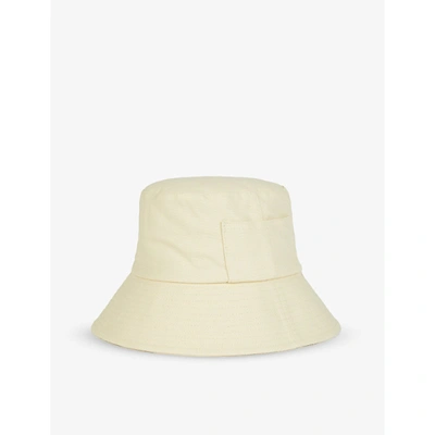 Shop Lack Of Color Women's Beige Wave Pocketed Cotton Bucket Hat