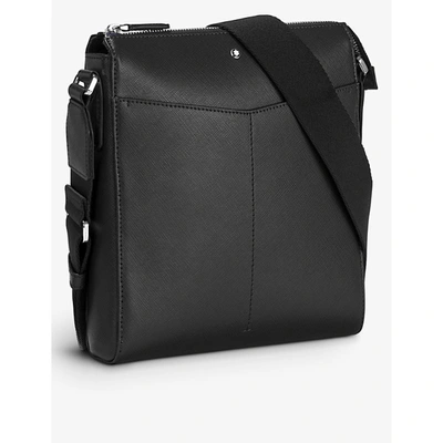 Shop Montblanc Sartorial Small Grained Leather Envelope Bag