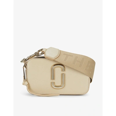 Shop Marc Jacobs Womens Khaki Snapshot Leather Camera Bag