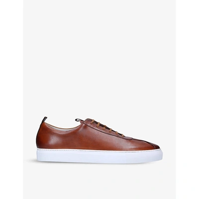 Shop Grenson Sneaker 1 Low-top Leather Trainers In Tan
