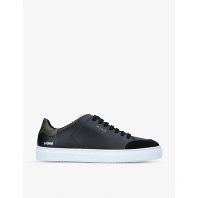 Shop Axel Arigato Clean 90 Triple Leather Low-top Trainers In Black