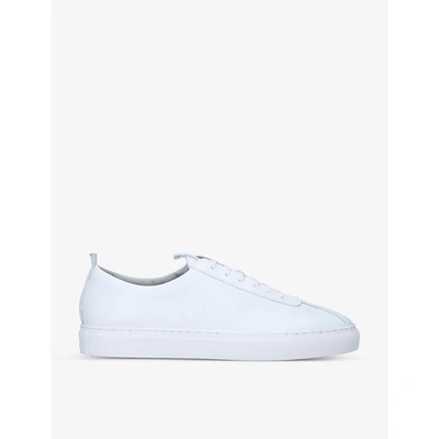 Shop Grenson Sneaker 1 Low-top Leather Trainers In White