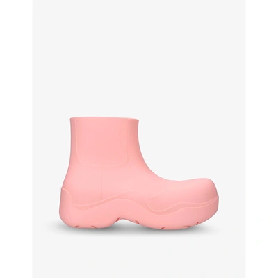 Shop Bottega Veneta Puddle Biodegradable-rubber Ankle Boots In Pale Pink