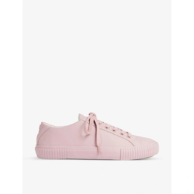 Shop Ted Baker Kimiah Leather Trainers In Lt-pink