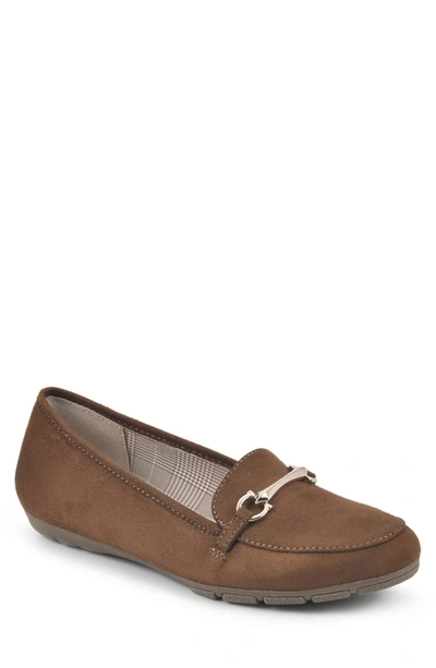 Shop Cliffs By White Mountain Glowing Bit Loafer In Whiskey/ Suedette