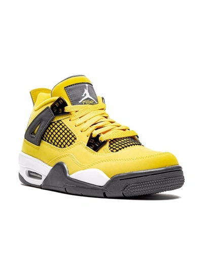 Jordan Air  4 Retro "lightning 2021" Sneakers In Yellow