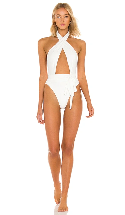 Shop Pq X Revolve Alex One Piece In Water Lily