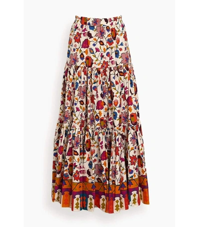 Shop La Doublej Big Skirt In Maple In Multi