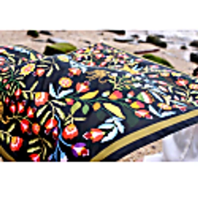 Jessie Zhao New York Double Sided Silk Scarf Of Night Imagination In Silk