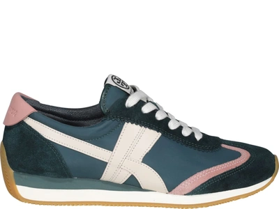 Tory Burch Hank Sneakers In Green Canvas In Green