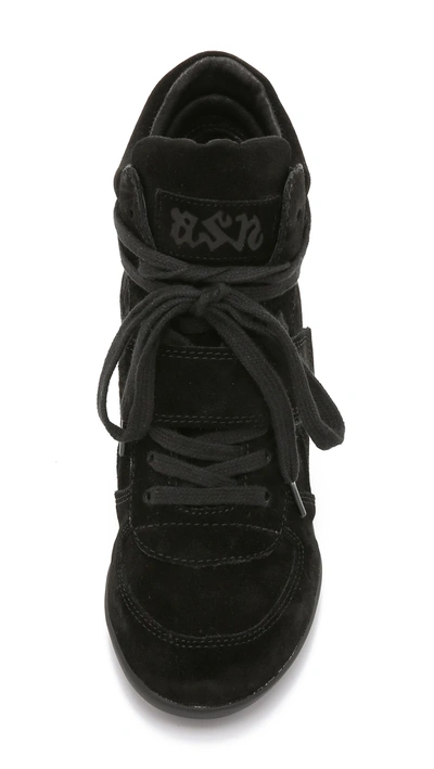 Shop Ash Bowie Wedge Sneakers In Black