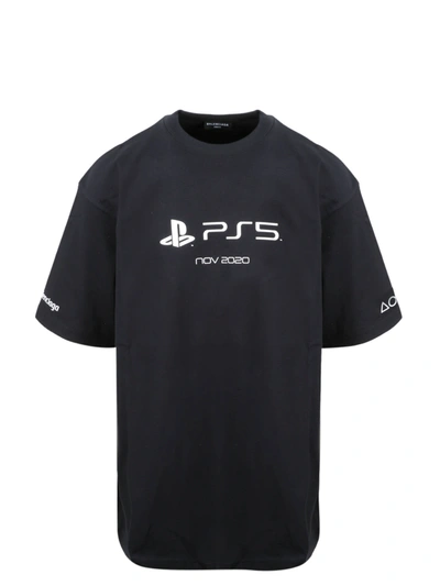 Shop Balenciaga Playstation Boxy T-shirt