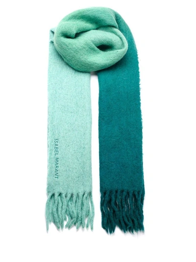 Shop Isabel Marant Women's Green Other Materials Scarf
