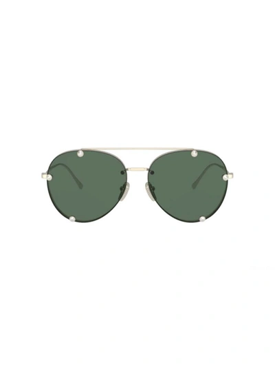 Shop Valentino Women's Gold Metal Sunglasses