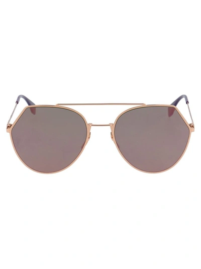 Shop Fendi Women's Pink Metal Sunglasses