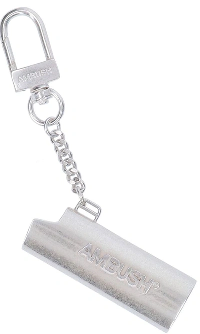 Shop Ambush Men's Silver Metal Key Chain