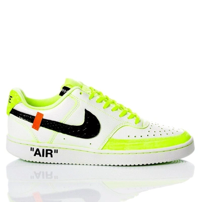 Shop Nike Men's White Leather Sneakers