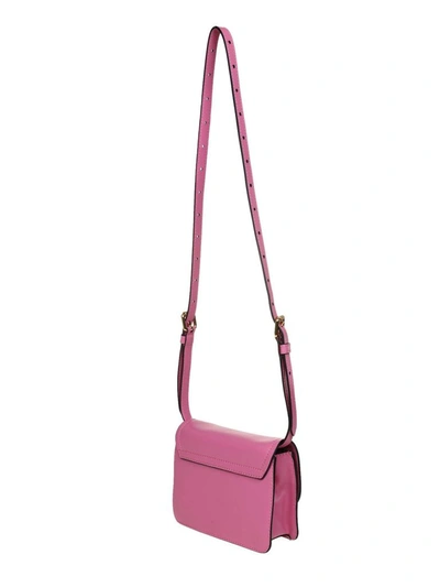 Shop Moschino Women's Pink Leather Shoulder Bag