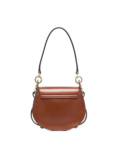 Shop Chloé Women's Brown Leather Shoulder Bag