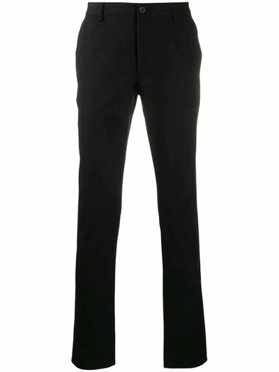 Shop Burberry Men's Black Cotton Pants