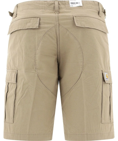 Shop Carhartt Men's Beige Cotton Shorts