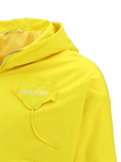 Shop Valentino Men's Yellow Polyester Outerwear Jacket