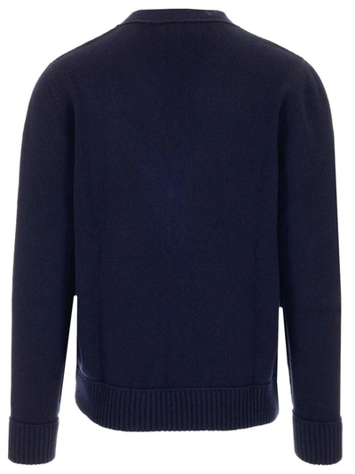 Shop Dsquared2 Men's Blue Wool Cardigan