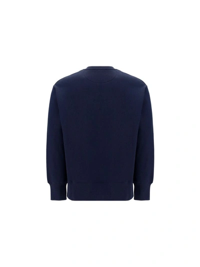 Shop Valentino Men's Blue Other Materials Sweatshirt