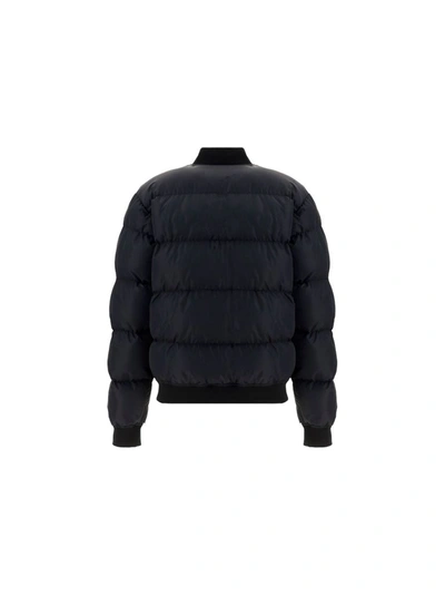 Shop Moschino Men's Black Polyamide Outerwear Jacket