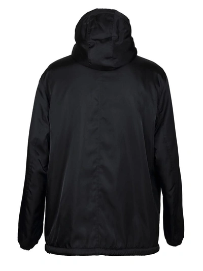 Shop Moschino Men's Black Polyester Outerwear Jacket