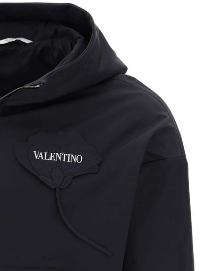 Shop Valentino Men's Black Polyester Outerwear Jacket