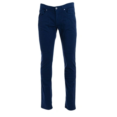 Shop Jeckerson Men's Blue Cotton Jeans