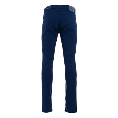 Shop Jeckerson Men's Blue Cotton Jeans