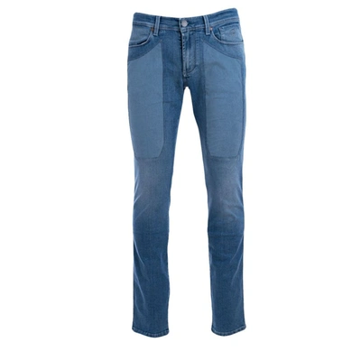 Shop Jeckerson Men's Blue Cotton Jeans