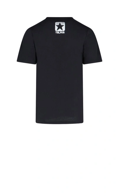 Shop Telfar Men's Grey Cotton T-shirt