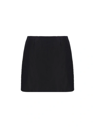 Shop Prada Women's Black Polyamide Skirt
