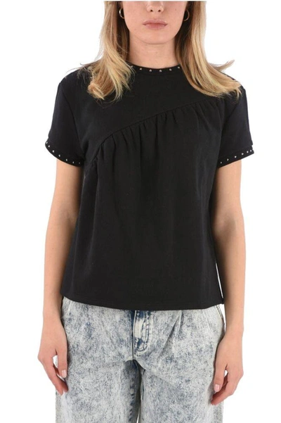 Shop Celine Céline Women's Black Cotton T-shirt