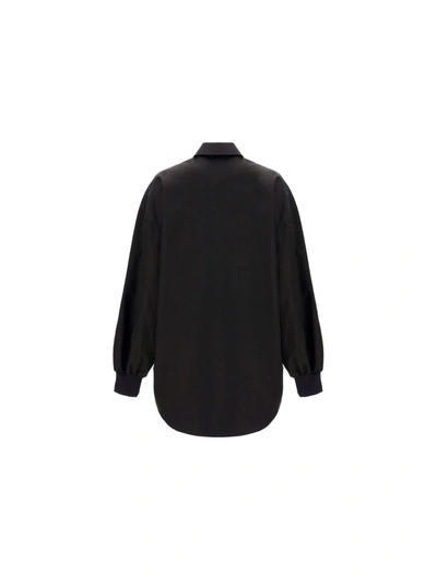 Shop Alexander Mcqueen Women's Black Cotton Shirt
