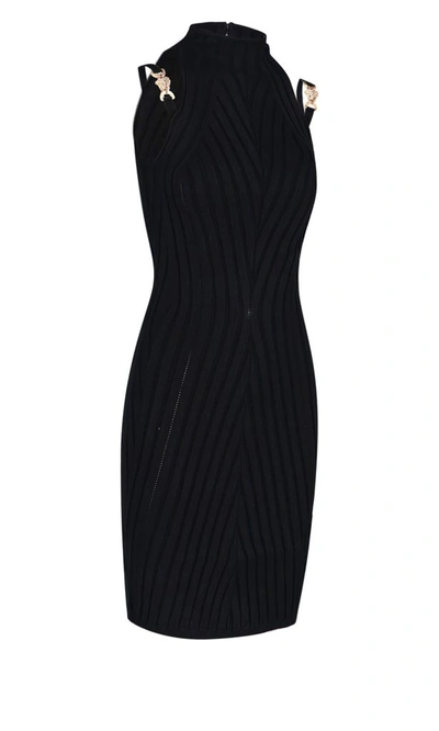 Shop Versace Women's Black Viscose Dress
