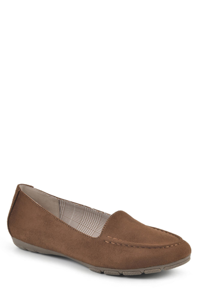 Shop Cliffs By White Mountain Gracefully Loafer In Whiskey/ Fabric